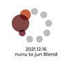 2021.12.16 nunu to jun Blend（エチオピアNT30：ブラジル70）