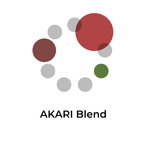 AKARI Blend （タンザニア 50：インドネシア 20：コロンビア 30）