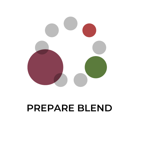 Prepare Blend （タンザニア 20：インドネシア 30：コロンビア 50）